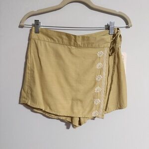 Billabong - Yellow Embroidered Your Crush Skort